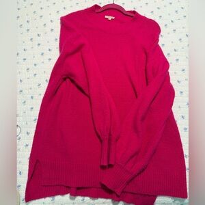 Women's oversized Jodifil Hot Pink Sweater size medium